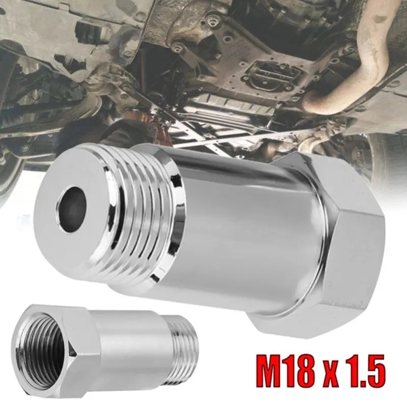 M18 X 1.5 Oxygen Sensor Angle Adapter Extender Bung Adaptor Extension O2 Spacer